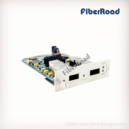 10g Oeo Converter with XFP to XFP Media Converter Card for 16 Slots Rack or Standalone